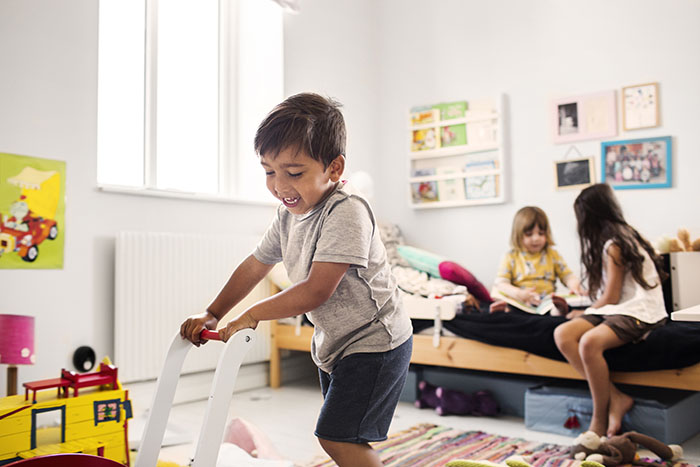 Children playing at Daycare Center